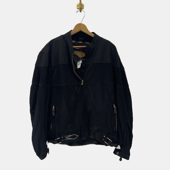 POWER TRIP men’s racing motorcycle jacket black L - Picture 2 of 11